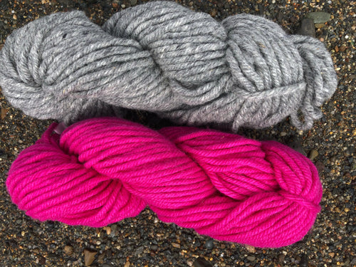 Black Rug Hooking Wool Yarn - Briggs & Little 4 Ply Super Weight